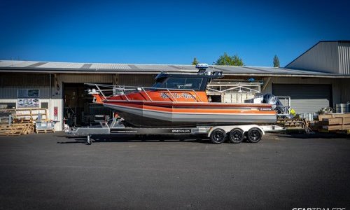 GFAB Alloy Extra Large Boat Trailer - Senator RH800